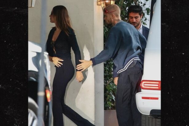 justin and hailey bieber spotted on romantic dinner date in west hollywood 68b44a986253a