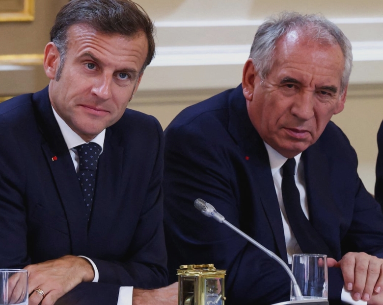 macron backs bayrou and calls on budget critics to show responsibility 68afc621ee8f2