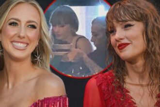 taylor swift resurfaces at brittany mahomes birthday bash after engagement 68b37ad7468fa