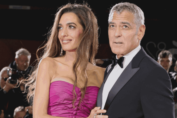 venice george clooney fights infection to walk jay kelly red carpet 68b0bc4f5edab
