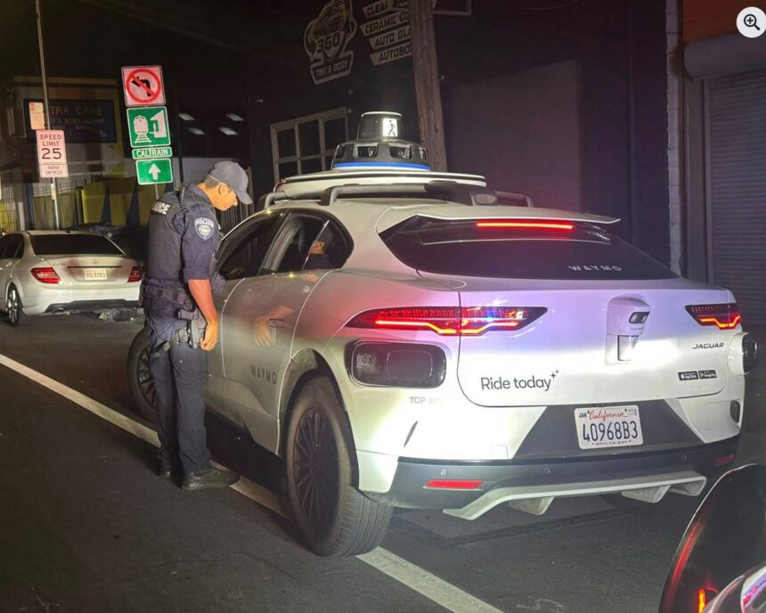 california police stumped after trying to ticket driverless car for illegal u turn 68db3d4b3bed1