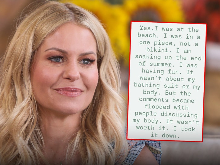 candace cameron bure deletes swimsuit photo after body shaming backlash 68bd83027a4b8