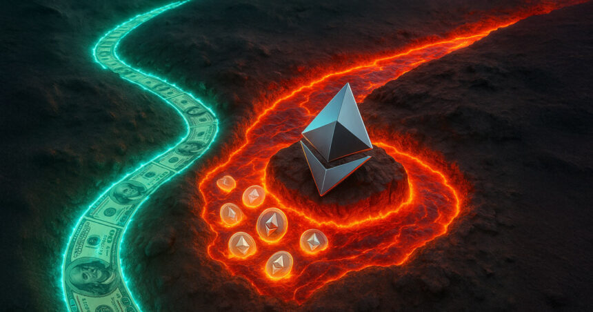 ethereum etfs hit by 1 billion pullback as lack of staking yield tests conviction 68bede402c591