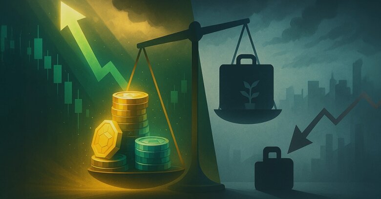 heres how a weak jobs report could spell gains for crypto 68bc315449f7a