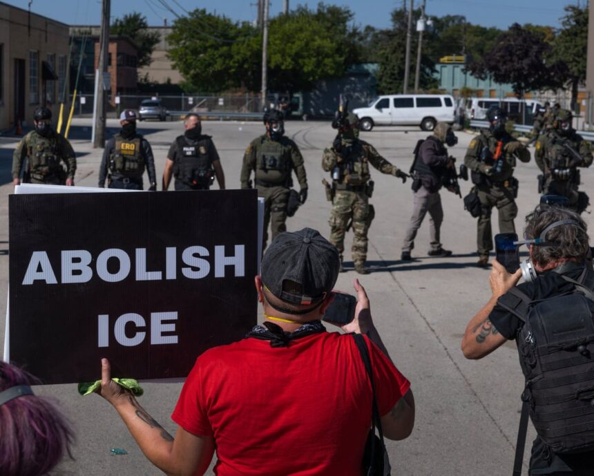 illinois senator demands to meet with ice amid clashes at immigration facility 68d97c769c498