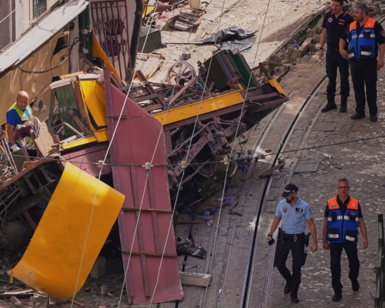 initial report into lisbon funicular crash due after 16 killed 68bab27e7d7e1