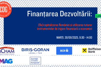 inscrieri deschise conferinta live online finantarea dezvoltarii recapitalizarea romaniei si utilizarea instrumentelor de irigare financiara a economiei marti 30 septembrie 20 68d5541707780