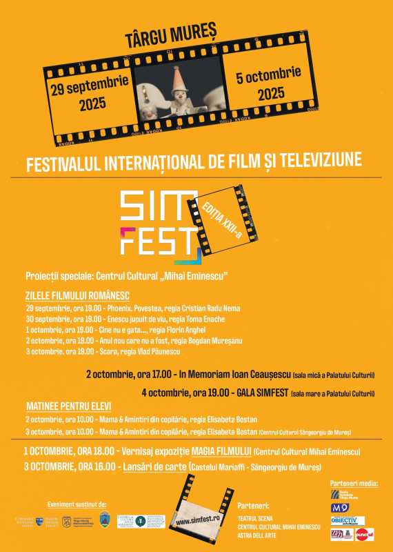 mures peste 50 de productii audiovizuale din toate genurile prezentate la editia a xxii a a festivalului simfest 68da620e55459