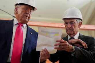 president trump posts cartoon image depicting him firing fed chief powell 68d85587a0b24