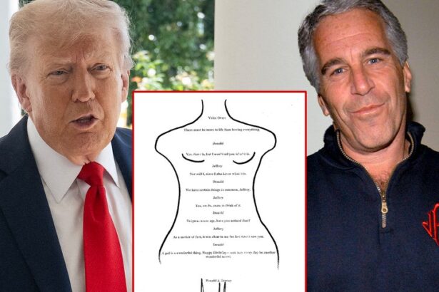 trumps alleged epstein birthday note revealed including naked lady sketch 68bf2fd108bcb