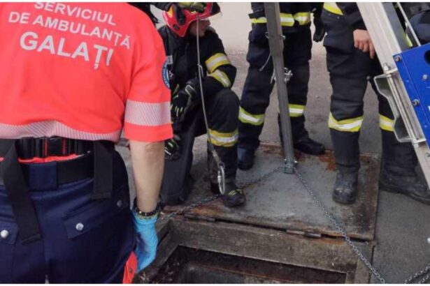 un muncitor s a electrocutat in timp ce lucra intr o canalizare din galati a fost resuscitat la fata locului 68cc48658534e