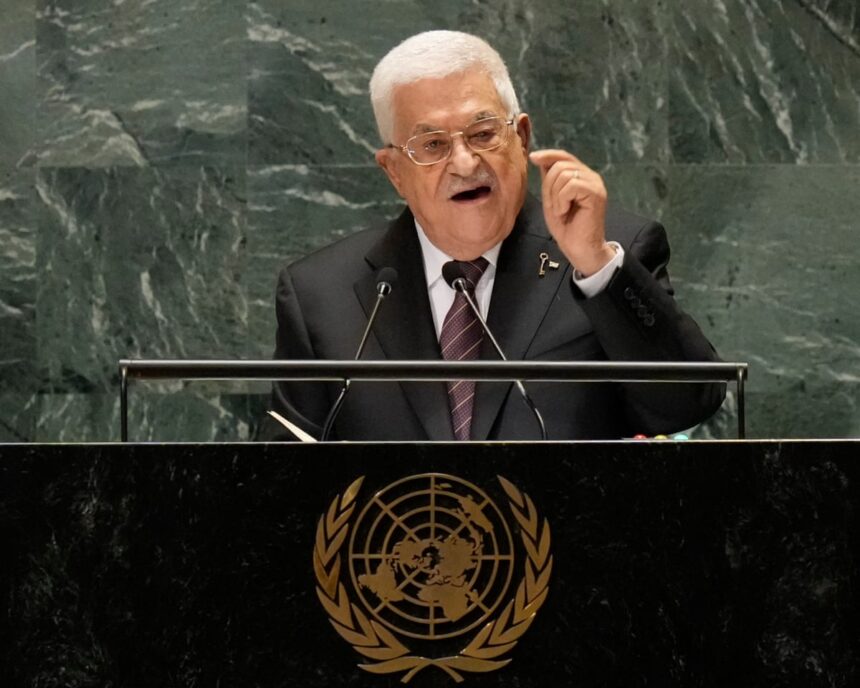 un votes to allow palestinian president to address annual gathering via video link 68cd91bbd1091