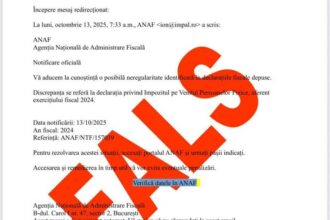 anaf atentioneaza asupra unei noi campanii de emailuri false transmise in numele institutiei 68ecfb6367a31