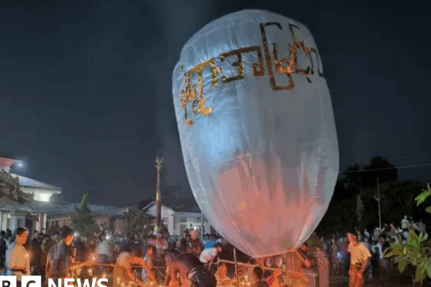 at least 24 killed as army paraglider bombs myanmar buddhist festival 68e637f88d392