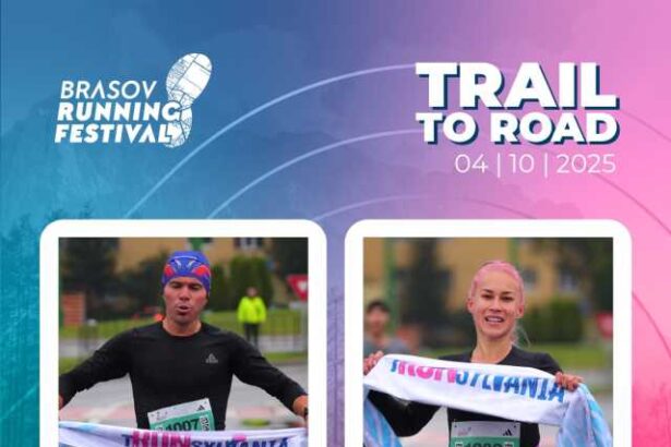 atletism cristian mosoiu si madalina florea invingatori in cursa trail to road la brasov running festival 68e13c3a8b9a4