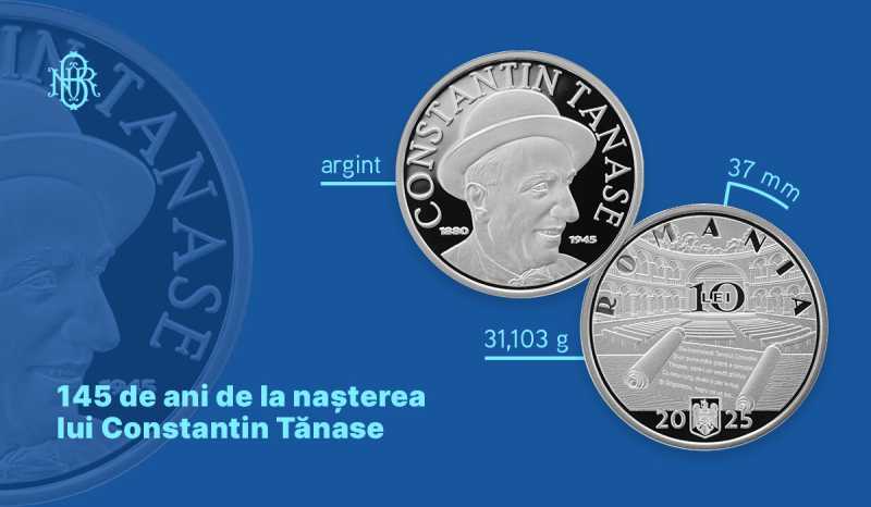 bnr lanseaza o moneda de argint care marcheaza 145 de ani de la nasterea lui constantin tanase 68ec8d23d969e