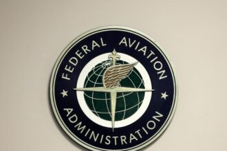 burbank airport with empty air traffic control tower due to us shutdown 68e46e696d9ad