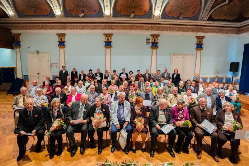 covasna numar record de cupluri de aur si diamant sarbatorite la sfantu gheorghe 68dfe6121b55b