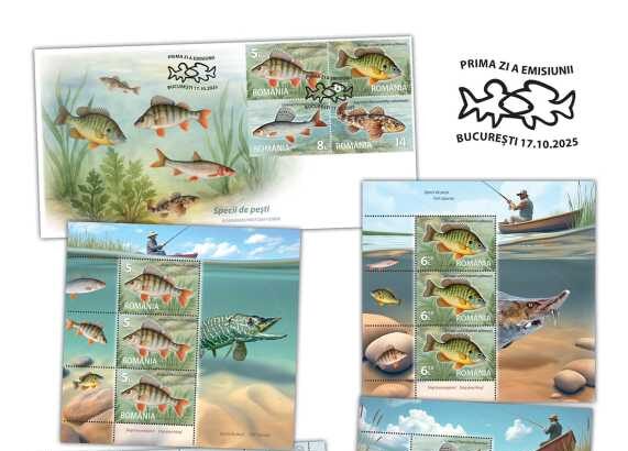 emisiunea filatelica specii de pesti de vineri in magazinele romfilatelia 68ef5dcb9c2e2