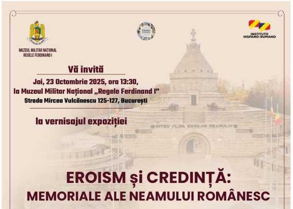 expozitia eroism si credinta memoriale ale neamului romanesc de joi la muzeul militar national 68f99c7928b62