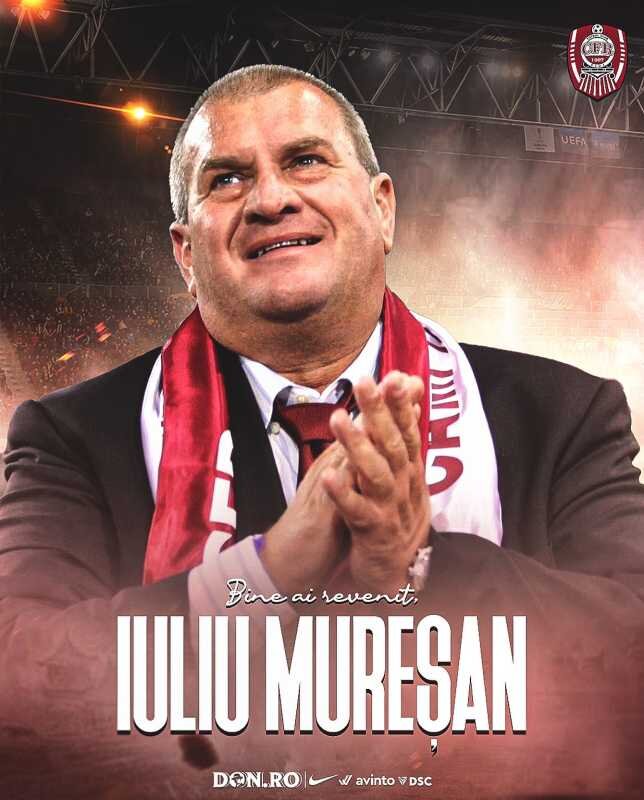 fotbal iuliu muresan revine la conducerea clubului cfr cluj 68f642ad7d8d7