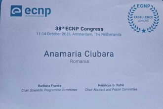 galati premiu de excelenta pentru echipa universitatii dunarea de jos la congresul european de neuropsihofarmacologie ecnp 2025 68fb6c7980e4f