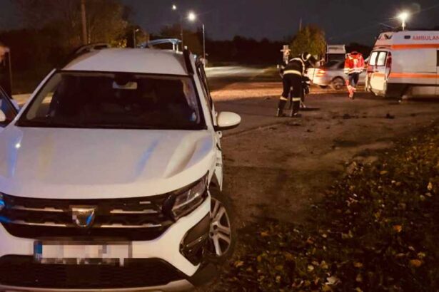 giurgiu sapte persoane implicate intr un accident pe dn 61 un barbat transportat la spital 6901bda97fc9d