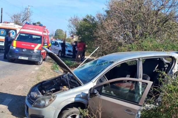 giurgiu trei raniti intr un accident in localitatea greaca o masina s a rasturnat in afara partii carosabile 68fa177aeb32f