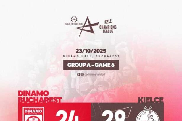 handbal masculin cs dinamo bucuresti la a sasea infrangere consecutiva in liga campionilor 68faa20c07006