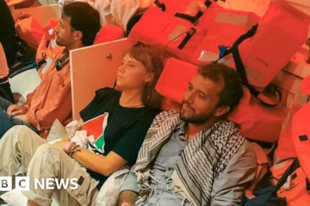 israel intercepts gaza flotilla and detains activists including greta thunberg 68de5979a9ad1