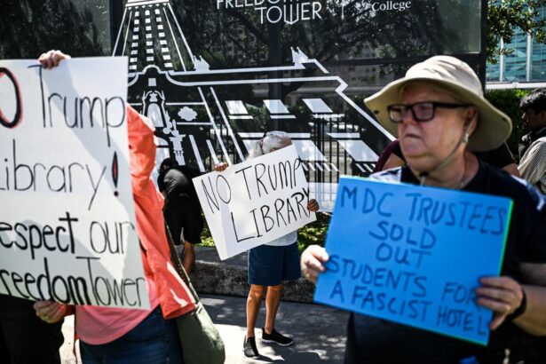 miami deal for trump library next to famous freedom tower angers critics 68dd1b699987b