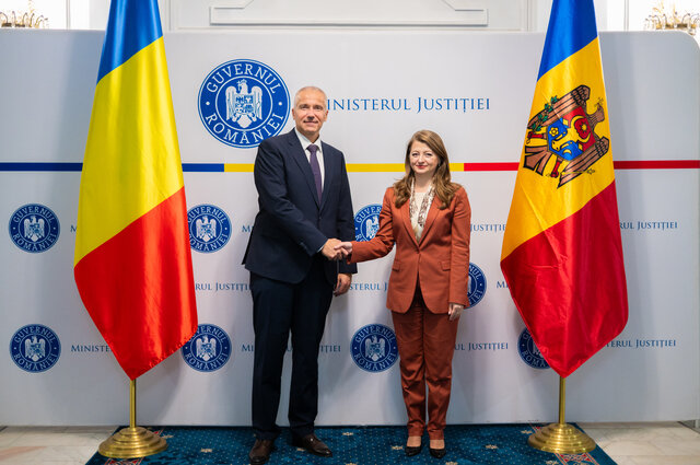 ministrul justitiei intalnire cu omologul din republica moldova au discutat despre combaterea criminalitatii transfrontaliere si a fenomenelor de extremism si dezinformare 68de910958bb2
