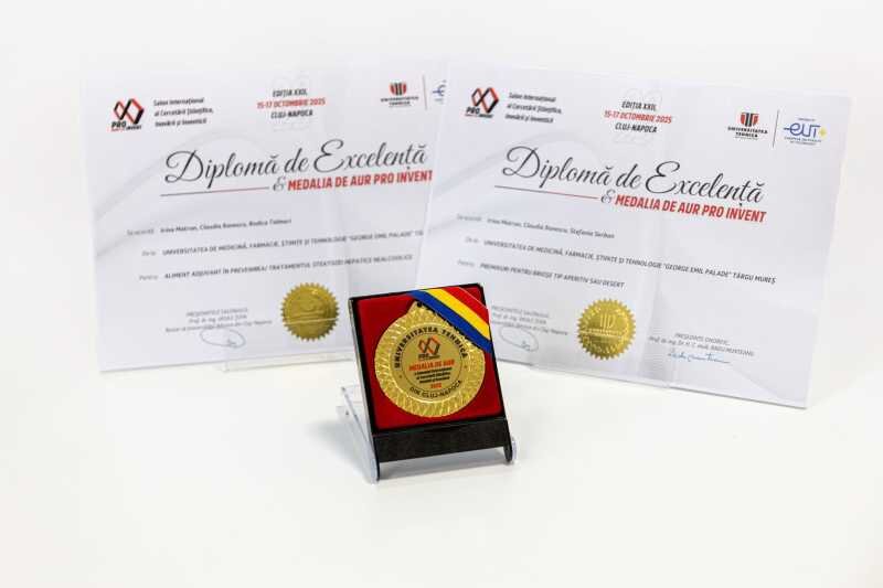 mures doua medalii de aur pentru inventii dezvoltate de catedra de nutritie a umfst 6900e73e17795