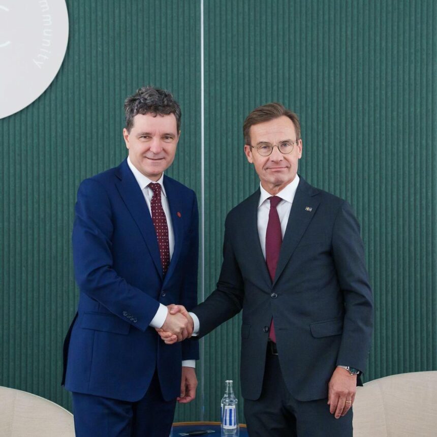 nicusor dan a discutat cu premierul suediei pe teme economice si de securitate 68de6c721dc6c