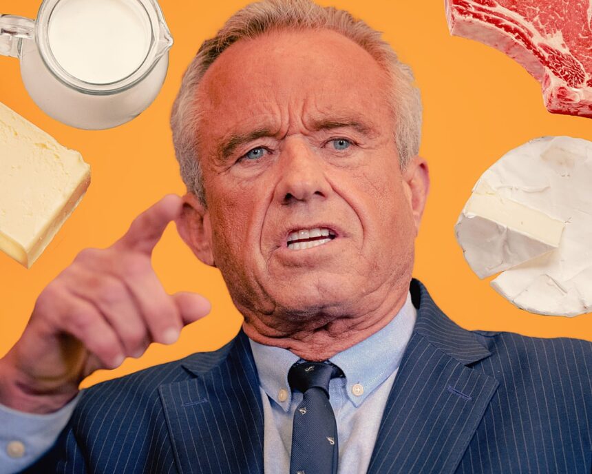 rfk jr to urge americans to eat more saturated fats alarming health experts 68fccb1d92d35