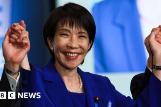 sanae takaichi makes history as japans first female prime minister 68f76152df53c