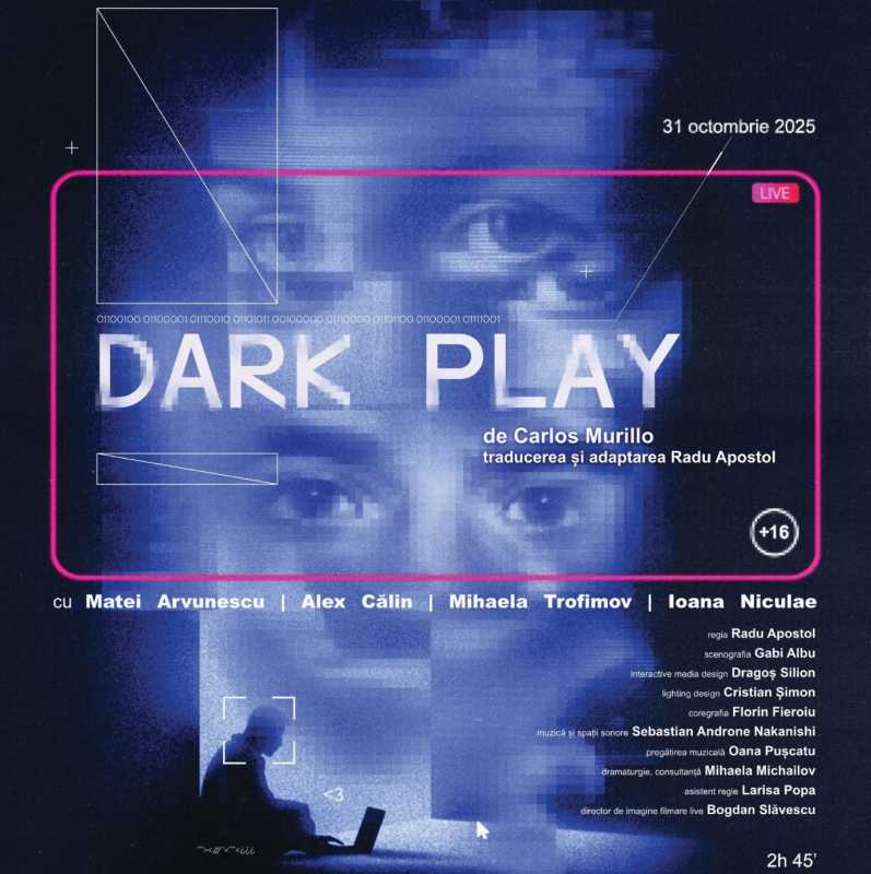 spectacolul dark play de carlos murillo premiera la teatrul excelsior vineri si sambata 69042f8863463