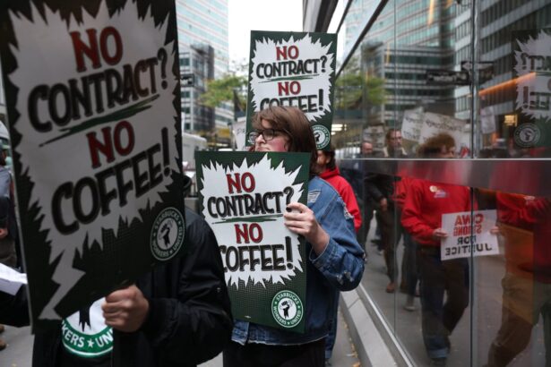 starbucks workers hold strike vote and plan for pickets to force first contract 69048b276b306