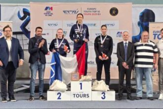 tenis de masa bianca mei rosu medaliata cu bronz la europe youth top 10 68e2e21a508da