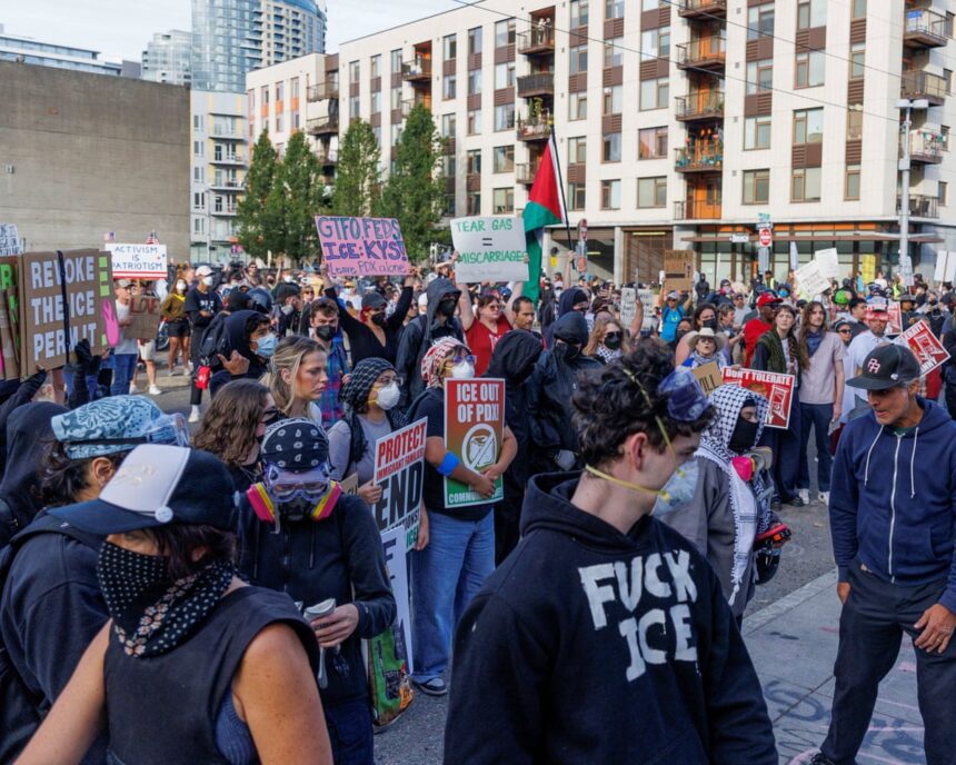 trump falsely claims that national guard troops are in place in portland 68ddb4fc7e9cd