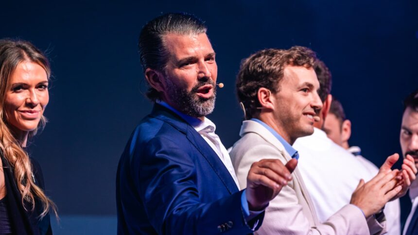 trump jr dismisses crypto conflict of interest concerns my dads not checking blockchain ledgers 68de1ecd66447