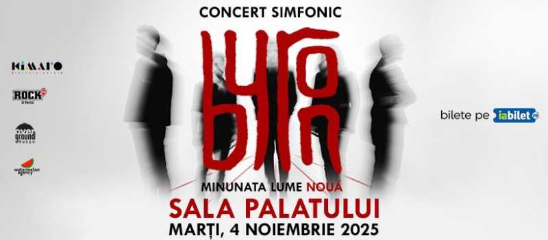 trupa byron aduce concertul simfonic minunata lume noua pe 4 noiembrie la sala palatului 68ecb2b80ca77