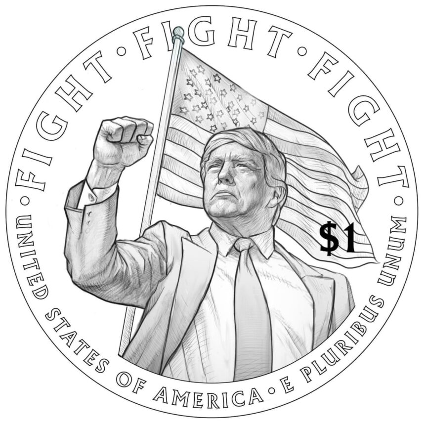 us treasury considers special 1 trump coin reading fight fight fight 68e030384365d