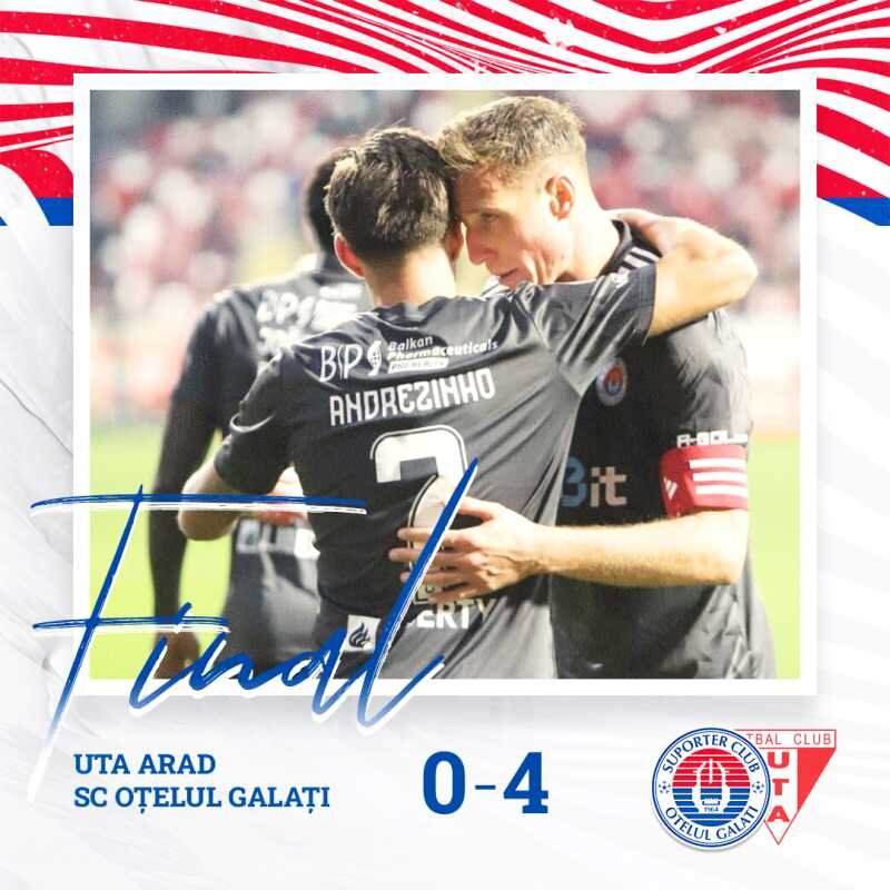 video fotbal otelul galati a castigat categoric la arad 4 0 cu uta in superliga 68f515803daec