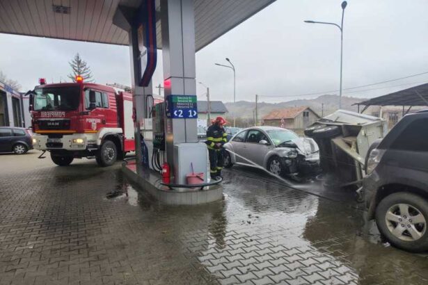bistrita nasaud aproximativ 1 000 de litri de motorina deversati intr o statie peco in urma unui accident 6909e28075f42