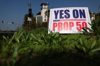 california poised to approve prop 50 as voters signal displeasure with trump 69078738e1478