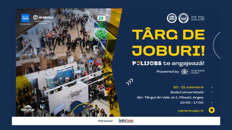 cel mai mare targ universitar de joburi polijobs pe 18 19 noiembrie la bucuresti si 20 21 noiembrie la pitesti 6915c246a7a02