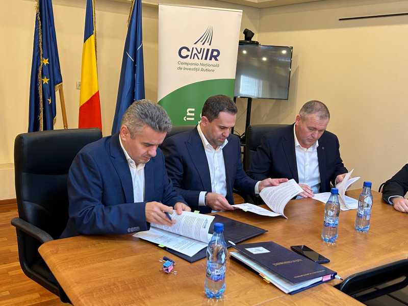 cnir a semnat contracte de aproape 6 miliarde lei pentru inca 47 de kilometri pe autostrada a8 6926e24242c2b