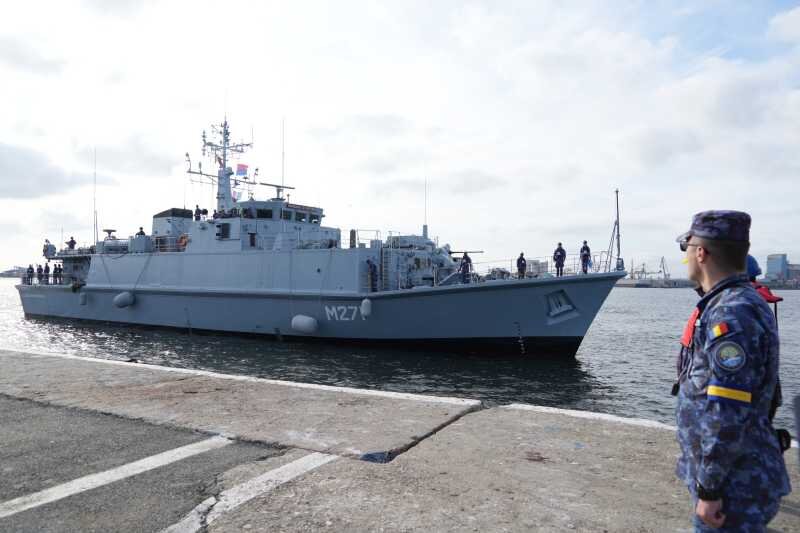 constanta vanator de mine intrat in august in serviciul fortelor navale romane ajuns in portul militar 6908eb2d8fea4