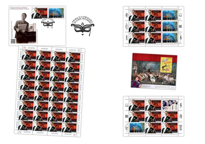 emisiune filatelica dedicata teatrului national de opereta de miercuri in magazinele romfilatelia 6925a707b1a0f